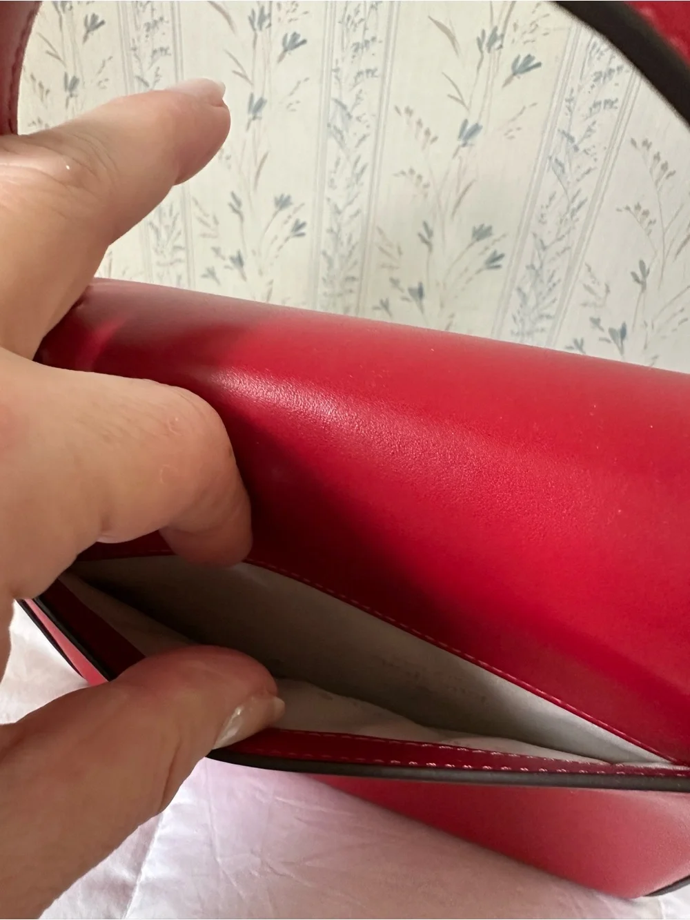 Kate Spade Red Leather Top-Handle Satchel
